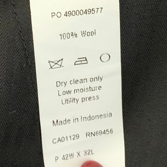 NWT, Ralph Lauren Men’s Grey Ultra Flex Flat Front No Cuff Dress Pant 42wx32L - Picture 8 of 8